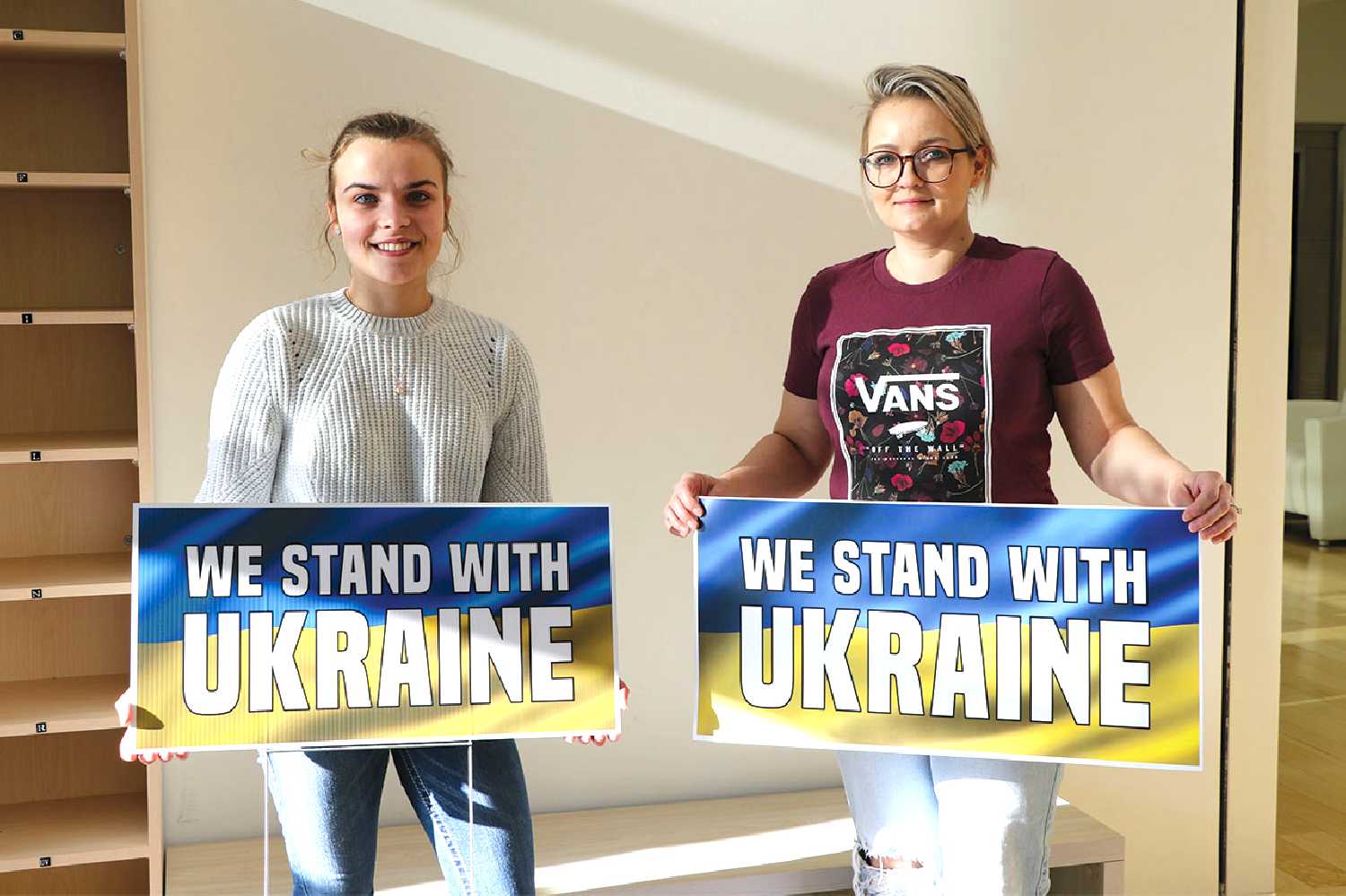 A plan for hosting Ukrainian Refugees in Moosomin will be discussed at the March 15 Chamber meeting. The local Ukrainian community has already raised $15,000 for Ukrainian relief efforts. Lawn signs and posters are available at the World-Spectator office, with all proceeds going to Ukrainian relief efforts.